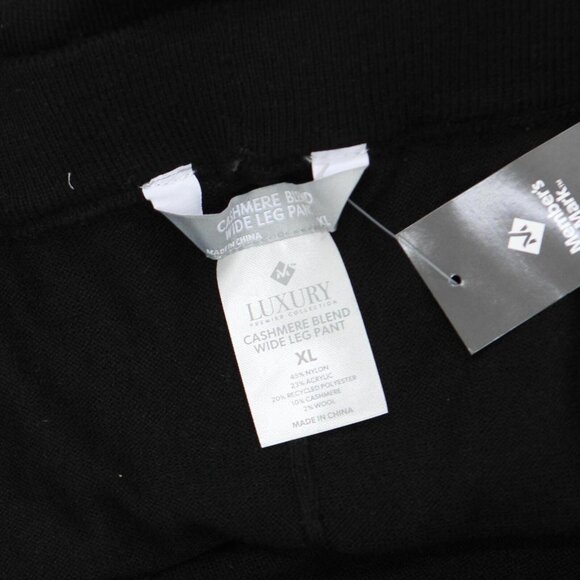 NWT Member's Mark Womens Cashmere Blend Pants 5C1511 M Black - Picture 8 of 8